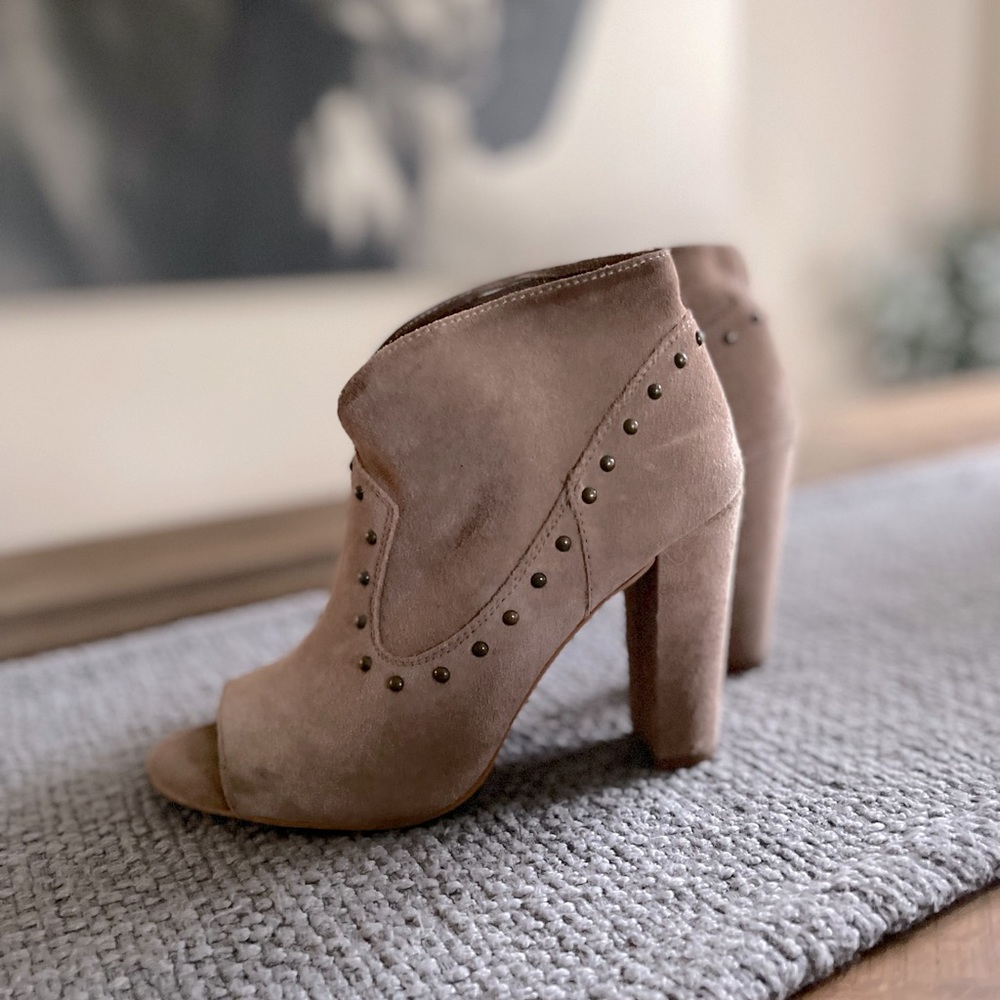 Vince Camuto Suede Booties- never worn!